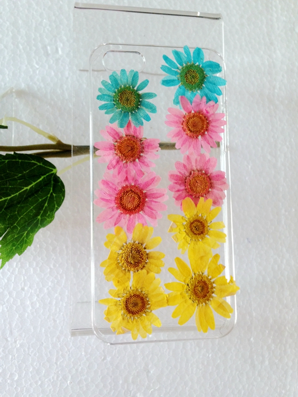Real Pressed And Dried Sun Flower Case For Iphone 6